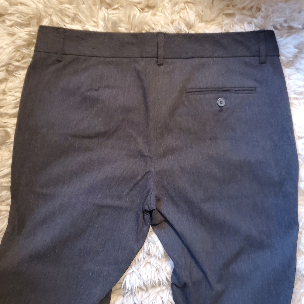 Express Editor Gray Pants Size 6l - image 2